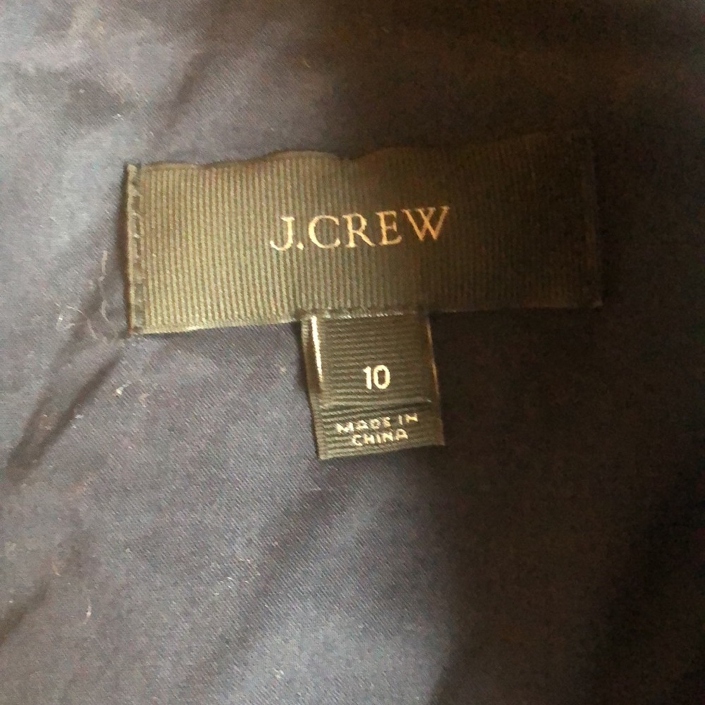 J. Crew Navy and White Patterned Dress - Picture 3 of 7